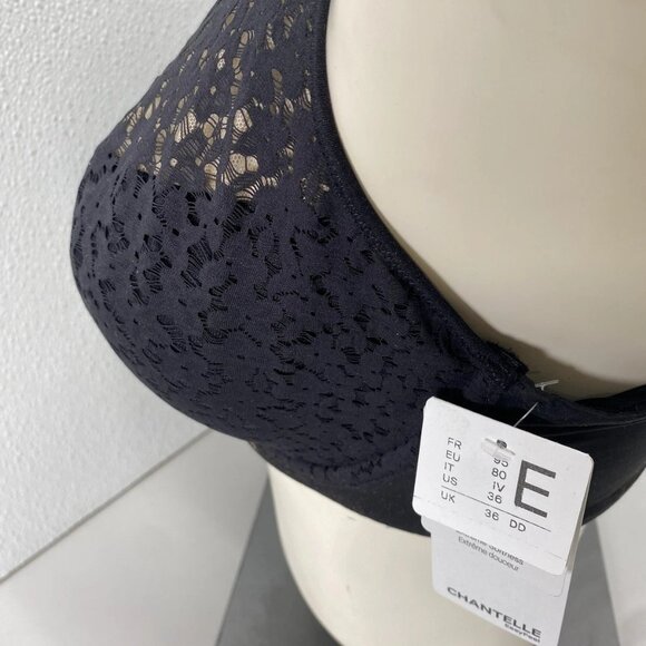 Chantelle Norah Soft Comfort Unlined Underwire Bra • Size 36DD • Black - Picture 6 of 11